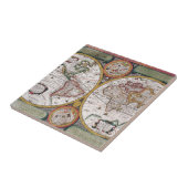 アンティーク古いインスパイア地図(12) タイル (側面)