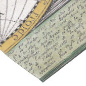 アンティーク古いインスパイア地図(12) テーブルクロス (アングル)