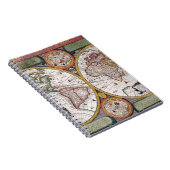 アンティーク古いインスパイア地図(12) ノートブック (右側)