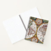 アンティーク古いインスパイア地図(12) ノートブック (内部)