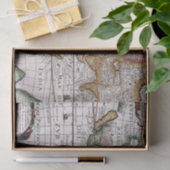 アンティーク古いインスパイア地図(12) 薄葉紙 (ギフト)