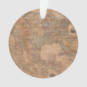 アンティーク古いインスパイア地図(13) オーナメント (正面)