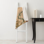 アンティーク古いインスパイア地図(1) シェルパブランケット (インサイチュ)