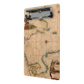 アンティーク古いインスパイア地図(1) ミニクリップボード (アングル2)