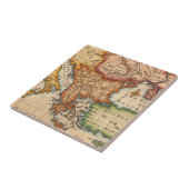 アンティーク古いインスパイア地図(2) タイル (側面)