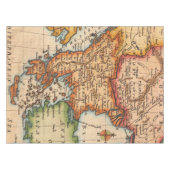 アンティーク古いインスパイア地図(2) テーブルクロス (正面(横))