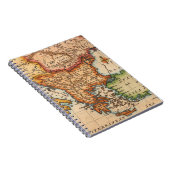 アンティーク古いインスパイア地図(2) ノートブック (右側)