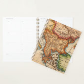 アンティーク古いインスパイア地図(2) プランナー手帳 (ディスプレー)