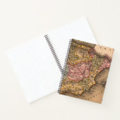 アンティーク古いインスパイア地図(5) ノートブック (内部)