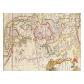 アンティーク古いインスパイア地図(6) テーブルクロス (正面(横))