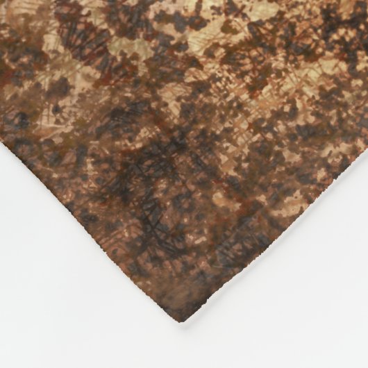 アンティーク古いフォトカメラ フリースブランケット (角)