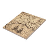 アンティーク古インスパイアい地図(3) タイル (側面)