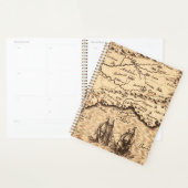 アンティーク古インスパイアい地図(3) プランナー手帳 (ディスプレー)