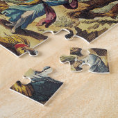 アンティーク古インスパイアい地図(4) ジグソーパズル (側面)