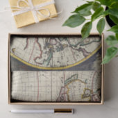 アンティーク古インスパイアい地図(4) 薄葉紙 (ギフト)