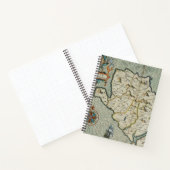 アンティーク古インスパイアい地図(7) ノートブック (内部)