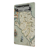 アンティーク古インスパイアい地図(7) ミニクリップボード (アングル2)