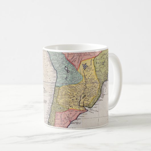 アンティーク古インスパイアい地図(8) コーヒーマグカップ (正面右)