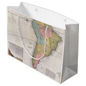 アンティーク古インスパイアい地図(8) ラージペーパーバッグ (裏面アングル)