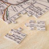 アンティーク古インスパイアい地図(9) ジグソーパズル (側面)