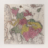 アンティーク古インスパイアい地図(9) ジグソーパズル (横)