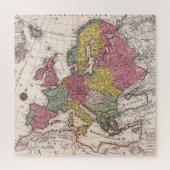 アンティーク古インスパイアい地図(9) ジグソーパズル (縦)