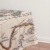 アンティーク古インスパイアい地図(9) テーブルクロス (インサイチュ)