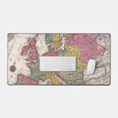 アンティーク古インスパイアい地図(9) デスクマット (キーボード&マウス)