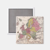 アンティーク古インスパイアい地図(9) マグネット (正面/裏面)