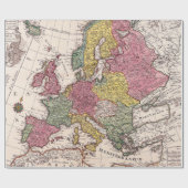 アンティーク古インスパイアい地図(9) ラッピングペーパー (フラット)