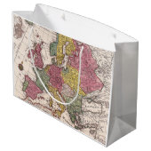 アンティーク古インスパイアい地図(9) ラージペーパーバッグ (裏面アングル)
