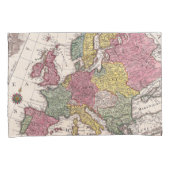 アンティーク古インスパイアい地図(9) 枕カバー (正面右)