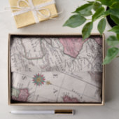 アンティーク古インスパイアい地図(9) 薄葉紙 (ギフト)