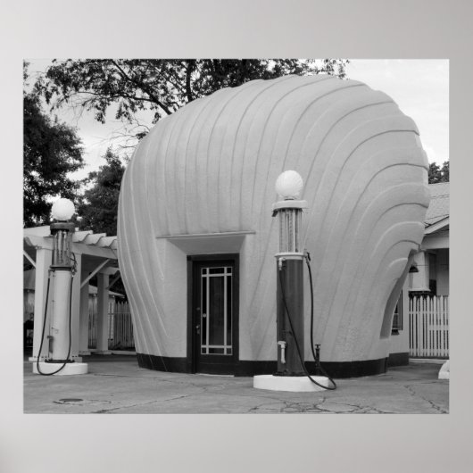 アンティーク可視ガスポンプ ポスター (正面)