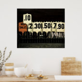 アンティーク台帳 ポスター (キッチン)