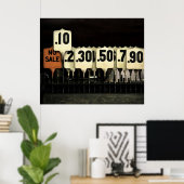 アンティーク台帳 ポスター (ホームオフィス)