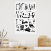 アンティーク園芸工具庭園用品店 ポスター (キッチン)