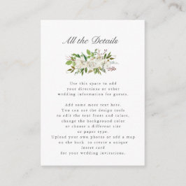 アンティーク園 |フローラ結婚の詳細 エンクロージャーカード