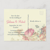 アンティーク園 |ヴィンテージポストカードの保存 案内ポストカード (裏面)