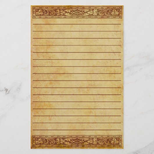 アンティーク園 便箋 (正面)