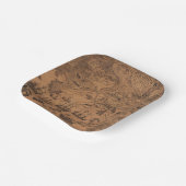 アンティーク地図パイレーツ誕生日パーティー ペーパープレート (傾斜あり)