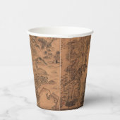 アンティーク地図パイレーツ誕生日パーティー 紙コップ (右)