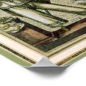 アンティーク地図，アメリカ・シブ・ノヴス・オルビス， 1596 ポスター (角)