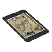 アンティーク地図,アメリカ・シブ・ノヴス・オルビス, 1596 マグネット (右側)