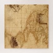 アンティーク地図 ジグソーパズル (横)