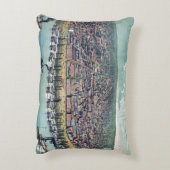 アンティーク地図 セントルイス ミズーリ州 ミシシッピ川 アクセントクッション (裏面(縦))