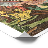 アンティーク地図 ポスター (角)