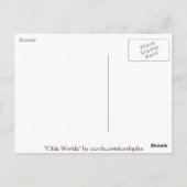 アンティーク地図 ポストカード (裏面)