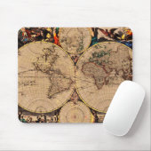 アンティーク地図 マウスパッド (マウス)