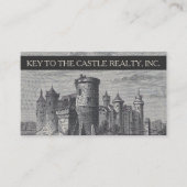 アンティーク城 | ヴィンテージイラストレーション 名刺 (正面)